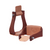 Nettles 3" Oversize Mahogany Chisholms Stirrups
