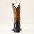 Ariat Men's Black Weathered Chestnut Sport Stratten Cowboy Boot Ariat Men's Black Weathered Chestnut Sport Stratten Cowboy Boot