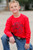 Cinch Boy's Red Easy Eight Long Sleeve Tee