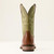 Ariat Men's Dark Tan Easy Green Slingshot Cowboy Boot Ariat Men's Dark Tan Easy Green Slingshot Cowboy Boot