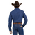Wrangler Men's Cowboy Cut® Firm Finish Long Sleeve Western Snap Solid Work Shirt Wrangler Men's Cowboy Cut® Firm Finish Long Sleeve Western Snap Solid Work Shirt