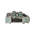 Angel Ranch Women's Floral Embossed Turquoise Conchos Belt