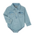 Wrangler Baby Boy Long Sleeve Faded Blue Denim Bodysuit