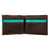 Hooey "Montezuma" Brown/Turquoise Front Pocket Bifold Wallet Hooey "Montezuma" Brown/Turquoise Front Pocket Bifold Wallet