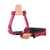 Nettles 2" Distressed Pink Barrel Racer Stirrups