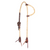 Rawhide Braided Headstall with Browned Iron Buckle