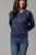 Kimes Ranch Women's Blue Gracie Cropped Crew Neck Kimes Ranch Women's Blue Gracie Cropped Crew Neck
