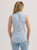 Wrangler Women's Retro® Blue Dust Stripe Slim Western Snap Tank