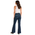 Rock & Roll Denim Women's Dark Wash Two Tone Pocket High Rise Trouser Rock & Roll Denim Women's Dark Wash Two Tone Pocket High Rise Trouser