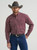 Wrangler® Men's George Strait™ Wine Paisley Long Sleeve Button Down Two Pocket Shirt Wrangler® Men's George Strait™ Wine Paisley Long Sleeve Button Down Two Pocket Shirt