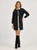 Wrangler Women's Black Contrast Cuff Western Mini Dress Wrangler Women's Black Contrast Cuff Western Mini Dress
