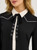Wrangler Women's Black Contrast Cuff Western Mini Dress Wrangler Women's Black Contrast Cuff Western Mini Dress