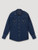 Wrangler® Cowboy Cut® Long Sleeve Western Dark Denim Snap Shirt Wrangler® Cowboy Cut® Long Sleeve Western Dark Denim Snap Shirt