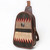 Brown Leather Saddle Blanket Sling Bag