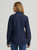 Wrangler Women's Dark Denim Vintage-Fit Western Snap Shirt