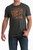 Cinch Men's Charcoal Denim Brand T-Shirt