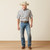 Ariat Men's Key Largo Blue Plaid Pro Santana Short Sleeve Shirt