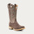Hyer Men's Chocolate Taupe Burrton Cutter Toe Boots
