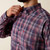 Ariat Men's Evening Blue Plaid Pro Series Blaze Classic Fit Shirt