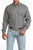 Cinch Men's Grey Print Long Sleeve Button-Down Shirt
