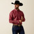 Ariat Men's Rhubarb Wrinkle Free Solid Pinpoint Oxford Long Sleeve Shirt