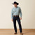 Ariat Men's Blue Turquoise Plaid Wrinkle Free Wolfe Classic Fit Shirt