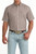 Cinch Men's Brown Geometric Print ArenaFlex Short Sleeve Shirt