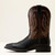 Ariat Men's Black Steadfast Wide Square Toe Cowboy Boots