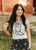 Women's Grey Cowboy Boot Silver Stud Tank