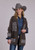 Stetson Women's Brown Vintage Shawl Collar Cardigan Sweater