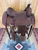14.5" Teskey's Chocolate Roughout Team Roper Saddle