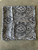 Silver and Black Paisley Jacquard Silk Scarf