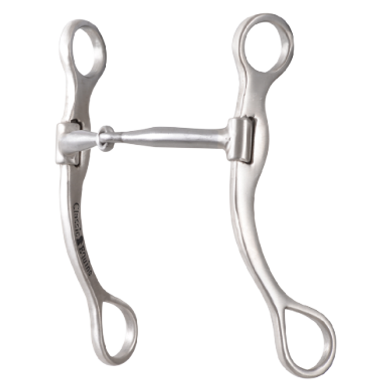 Classic Equine Performance Straight Shank Bit with Smooth Bar
