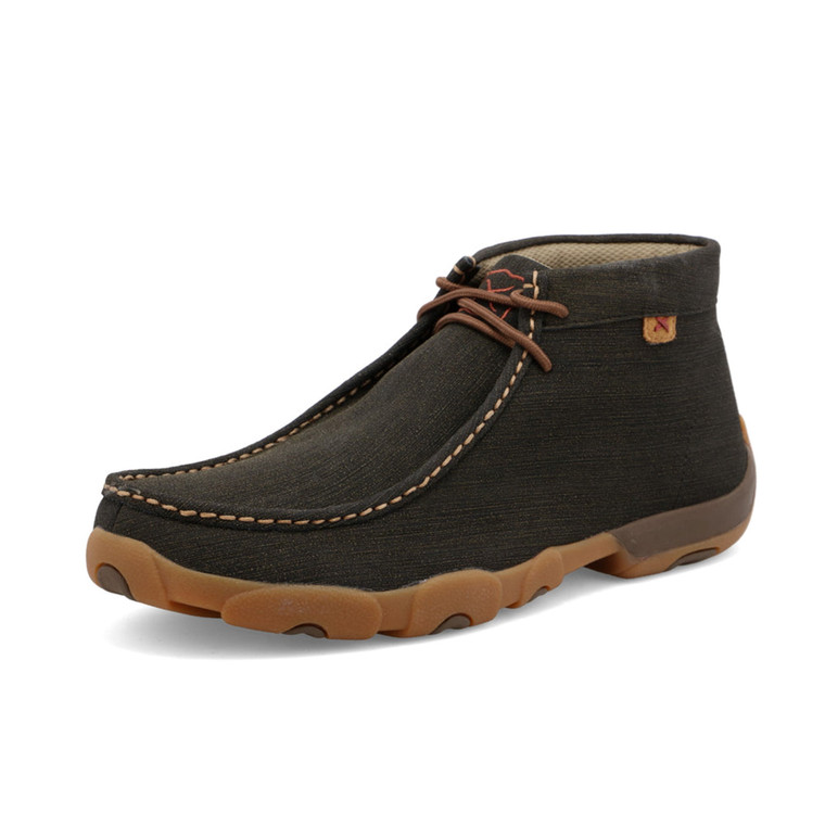 Twisted X Men's Rubberized Brown Chukka Driving Moc