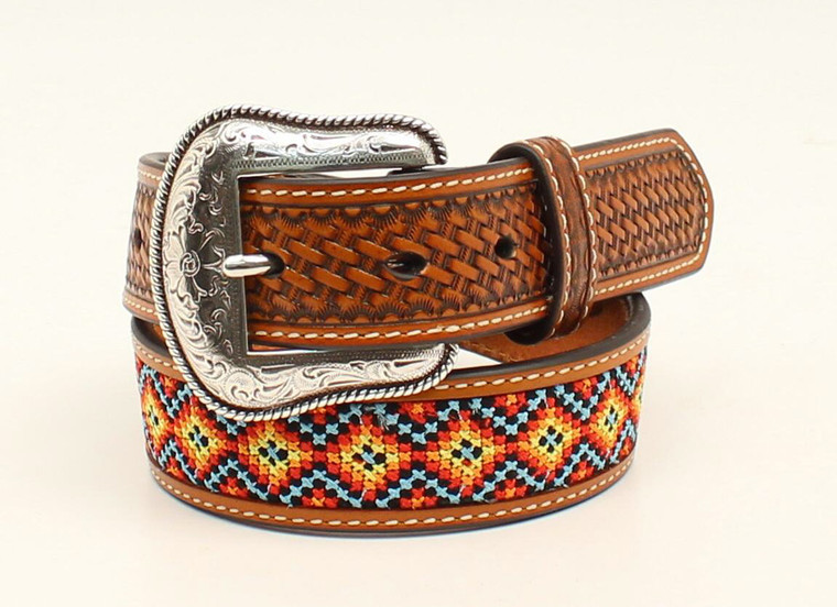 Nocona Youth Multi-Colored Embroidery Belt