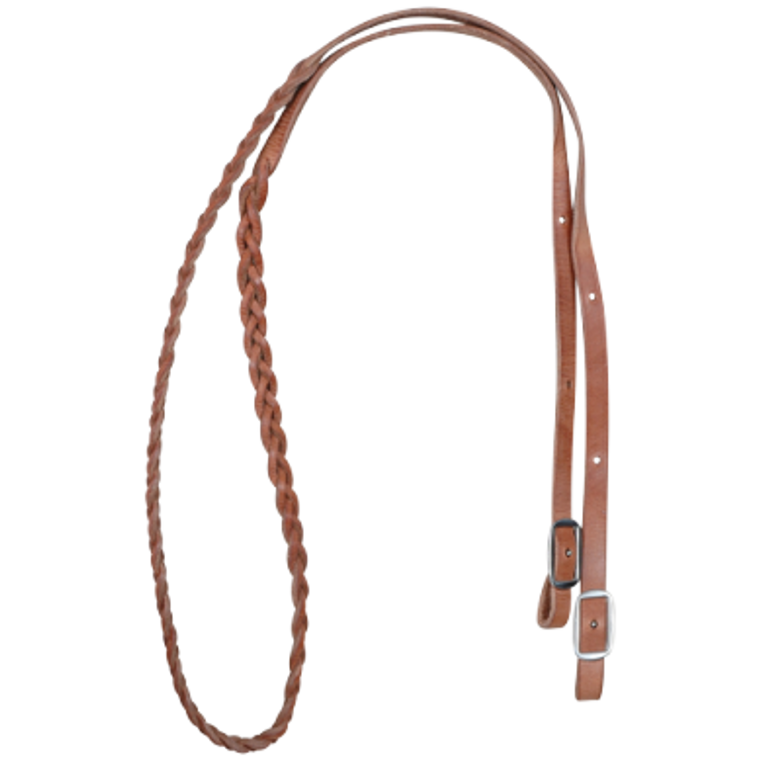 Harness Braided 3-Strand Barrel Rein 5/8-inch Thick