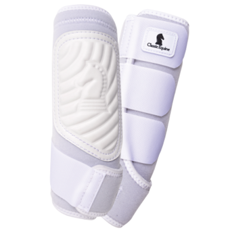 Classic Equine ClassicFit White Front Sling Boots