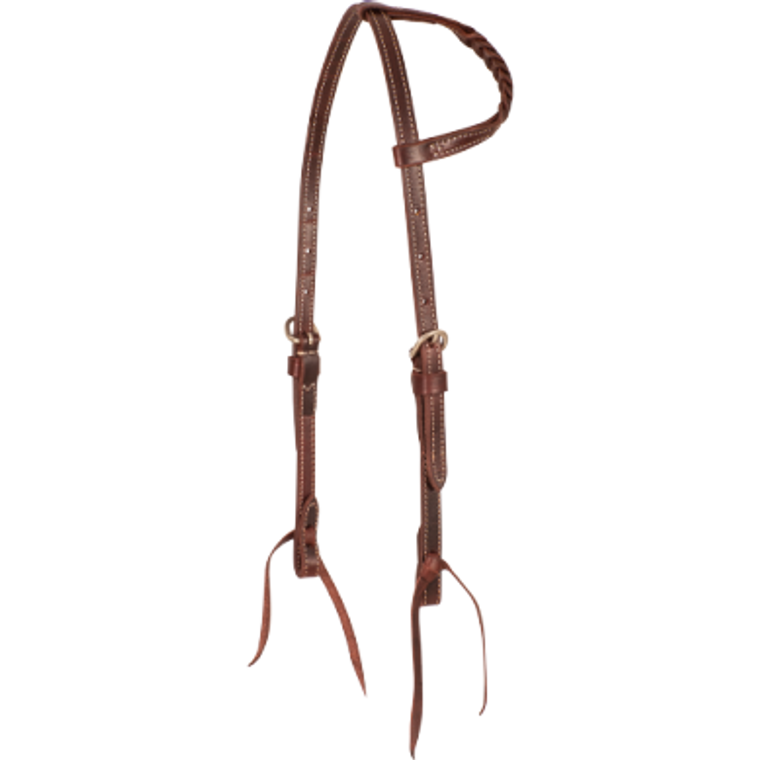 Slip Ear Headstall with Blood Knots