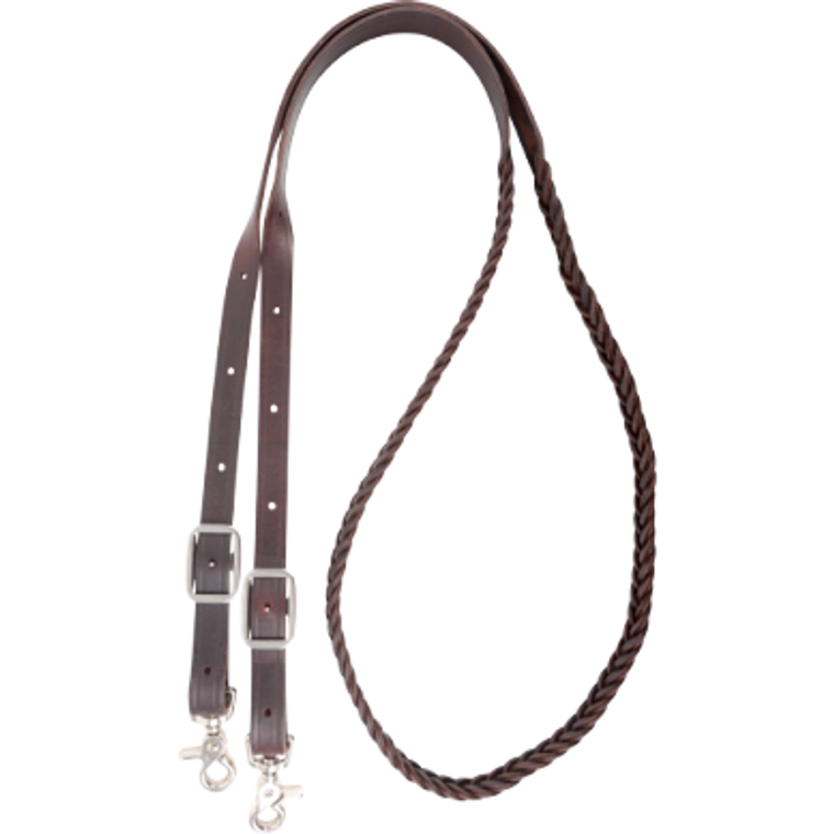 Latigo Braided 5-Strand Roping Rein 3/4-inch Thick