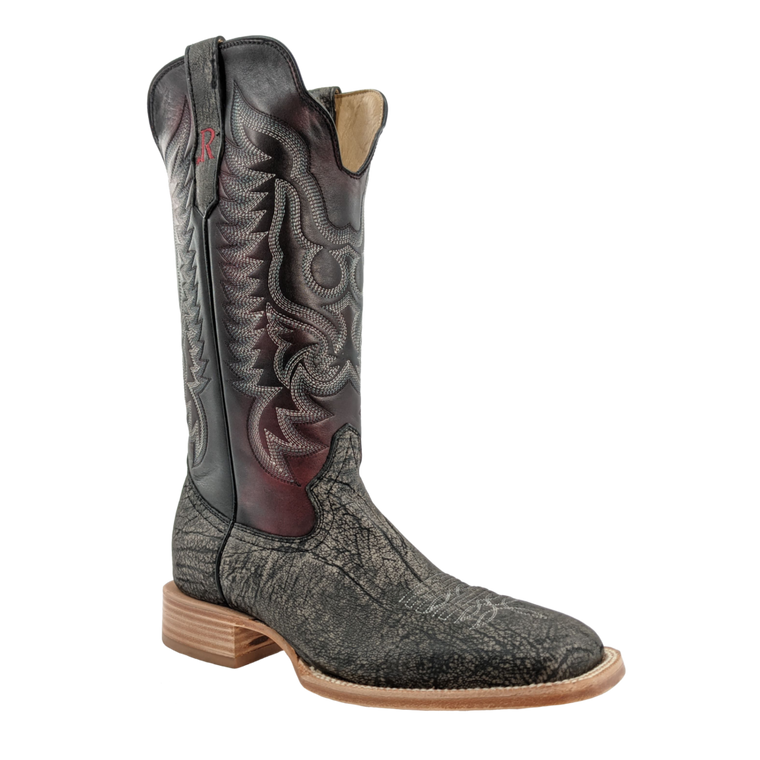 R. Watson Men's Smoke Grey Cape Buffalo Boots