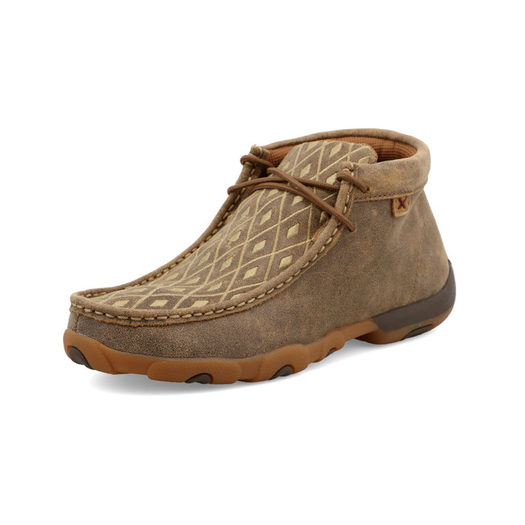 Twisted X Women's Tan Diamond Chukka Driving Moc