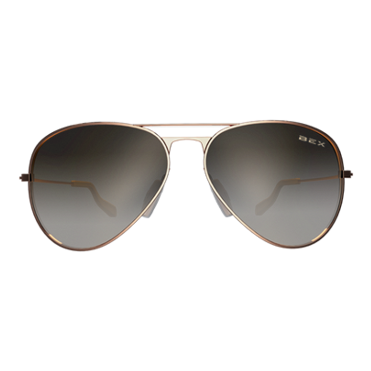 BEX Wesley Rose Gold/Brown Sunglasses