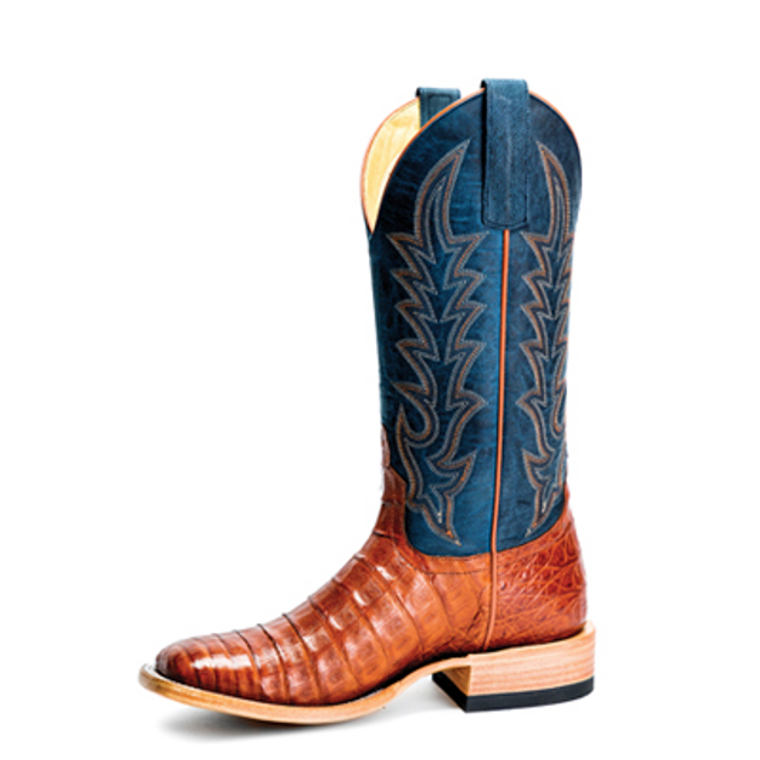 Macie Bean Top Hand Brandy Caiman Belly Boot