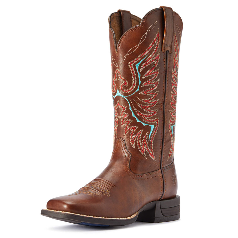 Ariat Women's Naturally Distressed Brown Rockdale Western Boot