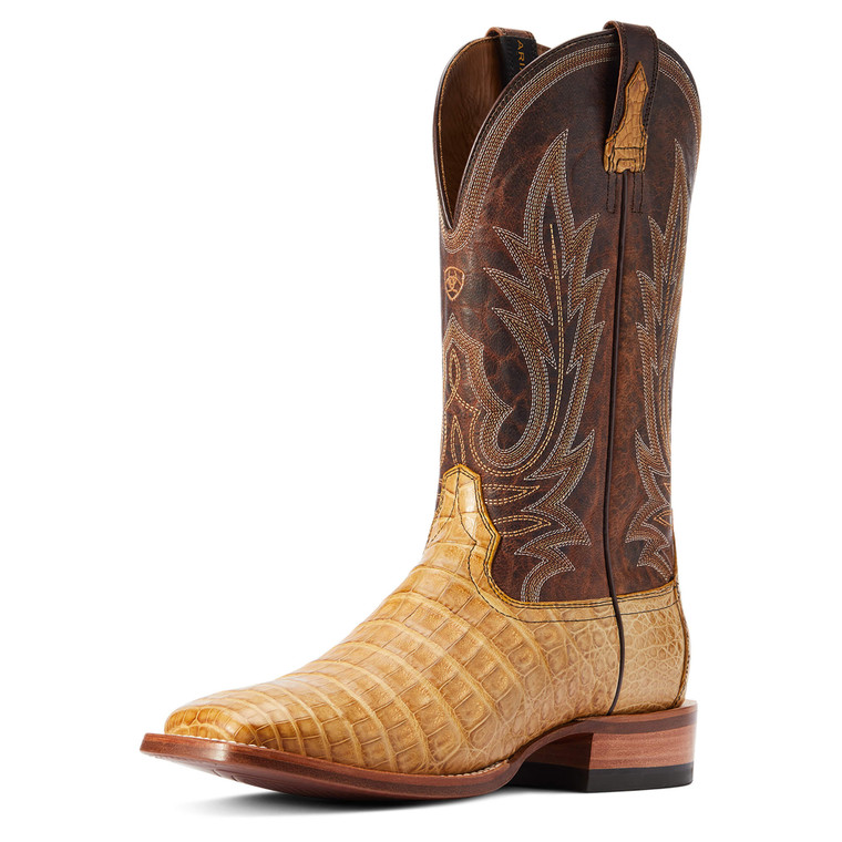 Ariat Men's Honeycomb Caiman Belly Gunslinger Western Boots