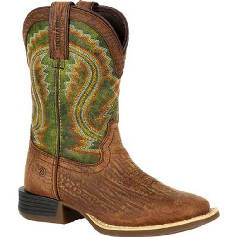 Durango® Lil' Rebel Pro™ Kid's Briar Green Western Boots