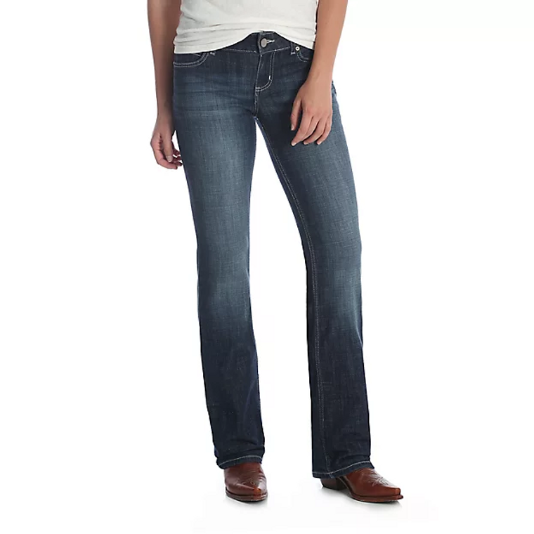 Wrangler Women's Dark Blue Bootcut Jean