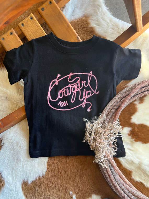 Toddler Cowgirl Up Western Graphic Tee
