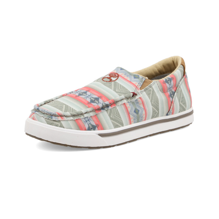 Twisted X Youth Pink Multi Hooey Slip-On Loper