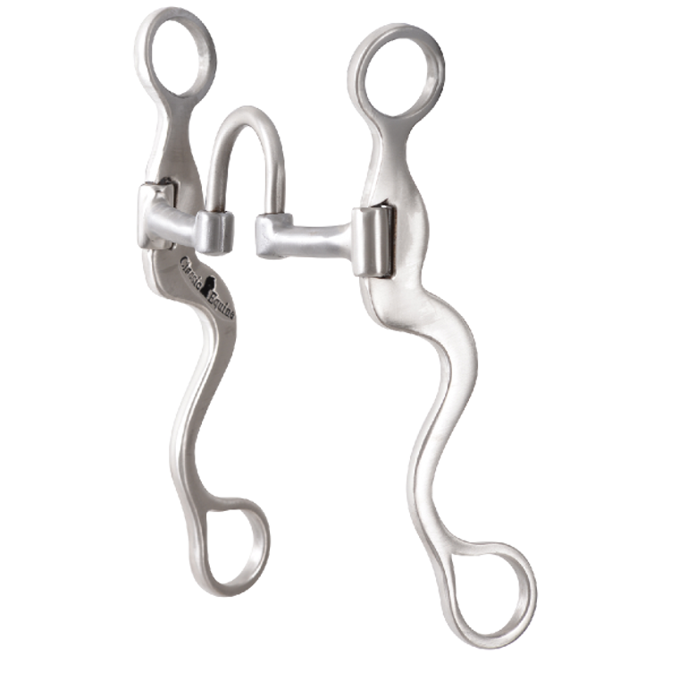 Classic Equine Performance Cavalry Shank Bit with Correction
